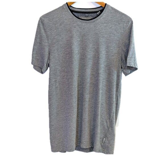 Ted Baker London Men’s | Helpa Gray Crew Neck Short Sleeve Tee | Size 2 (Small) - Picture 1 of 9